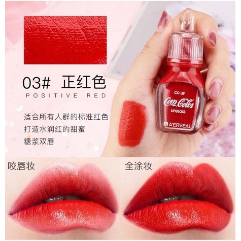 Son Kem Tint Coca Cola CC Lip Gloss Hàng Nội Địa Trung | BigBuy360 - bigbuy360.vn