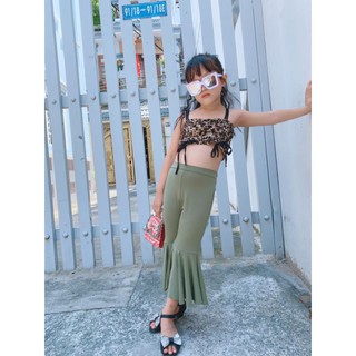 SET ÁO RÚT DÂY CHANH XẢ BÉ GÁI