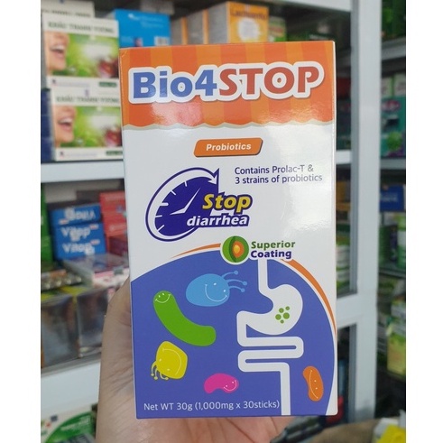 Men vi sinh Bio4STOP - Giúp Bé Tiêu Hóa Tốt, Cân Bằng Hệ Vi Sinh Đường Ruột,Như Tiêu Chảy,Táo Bón