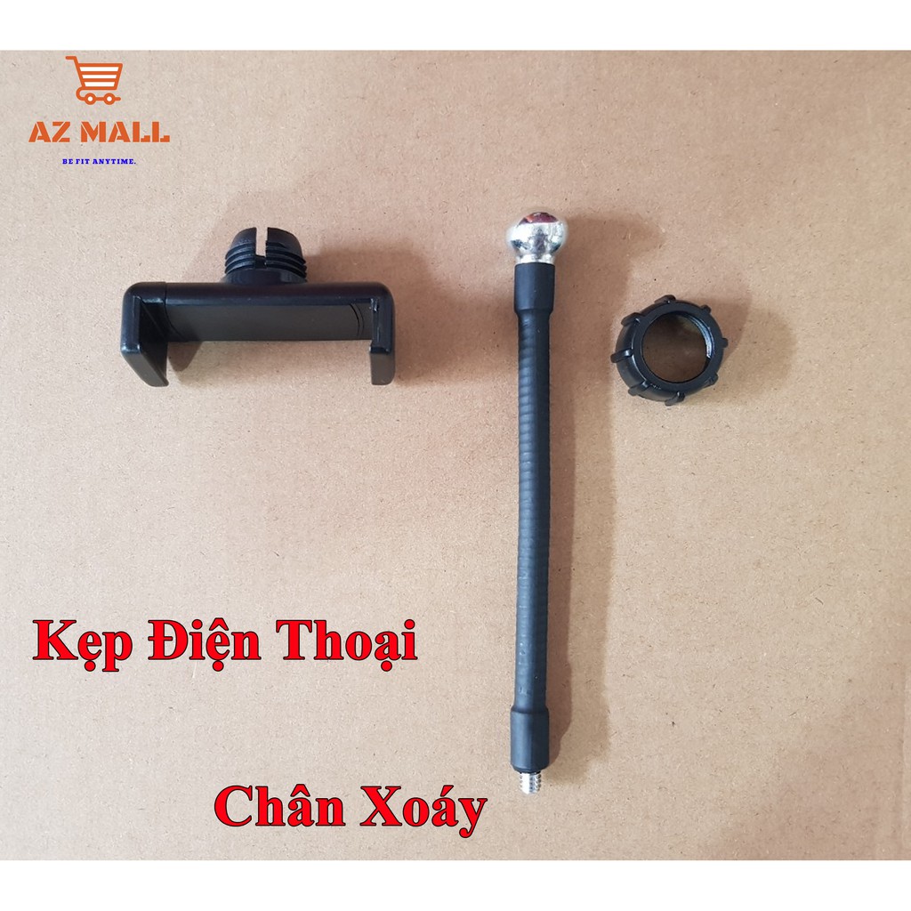 Kẹp điện thoại, giá đỡ điện thoại chân xoáy trên đèn Livestream - Hàng loại 1 | BigBuy360 - bigbuy360.vn
