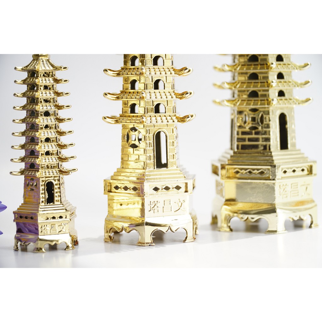 Tháp văn xương phong thủy mạ vàng cầu công danh - Nhiều cỡ | BigBuy360 - bigbuy360.vn