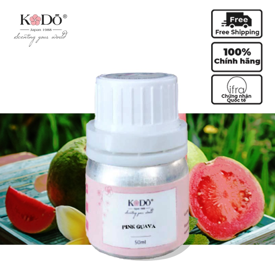 Tinh Dầu Nước Hoa Nhập Khẩu, Thơm Phòng Kodo Pink Guava - Nguyên Chất - 3 Tầng hương độc đáo - 10ml/50ml/110ml