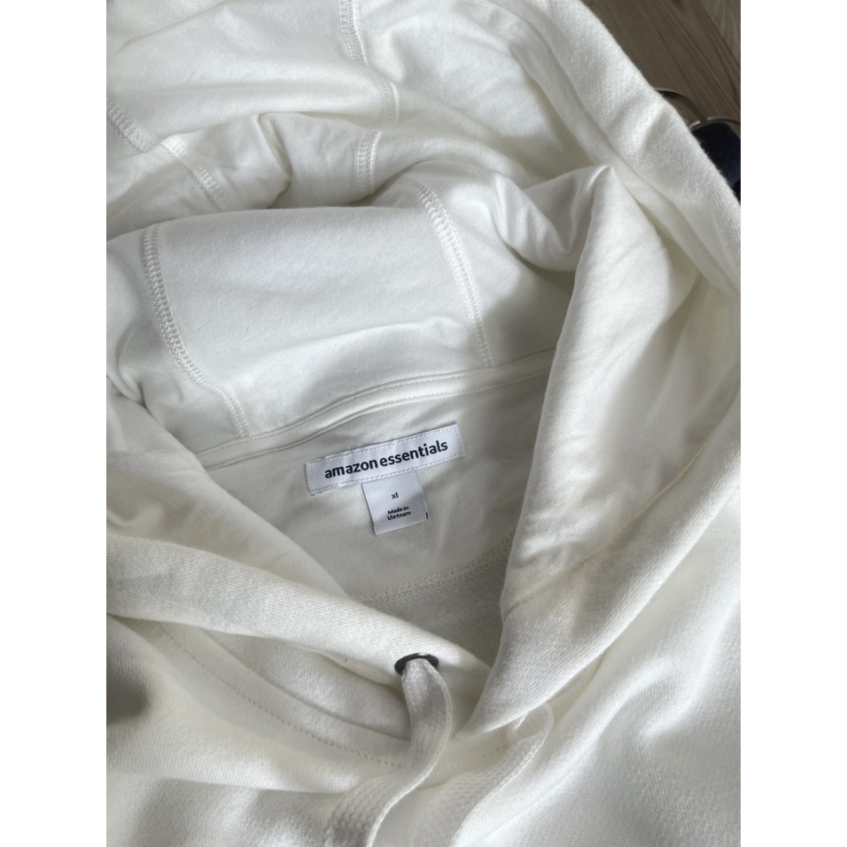 Áo nỉ hoodie nam Amazon essential - Màu ghi