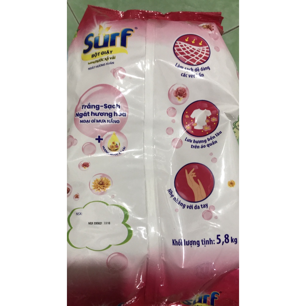 Bột Giặt Surf 5,5kg