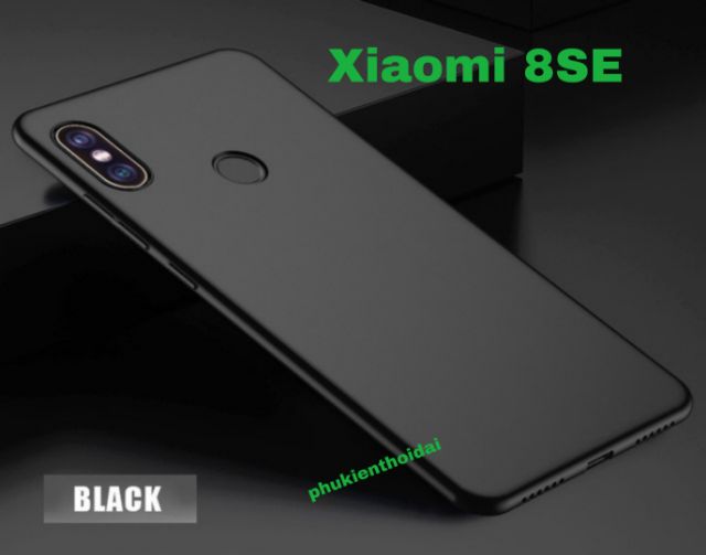 Ốp Xiaomi Mi 8 SE nhám nhung nhựa mỏng dẻo chống va đập