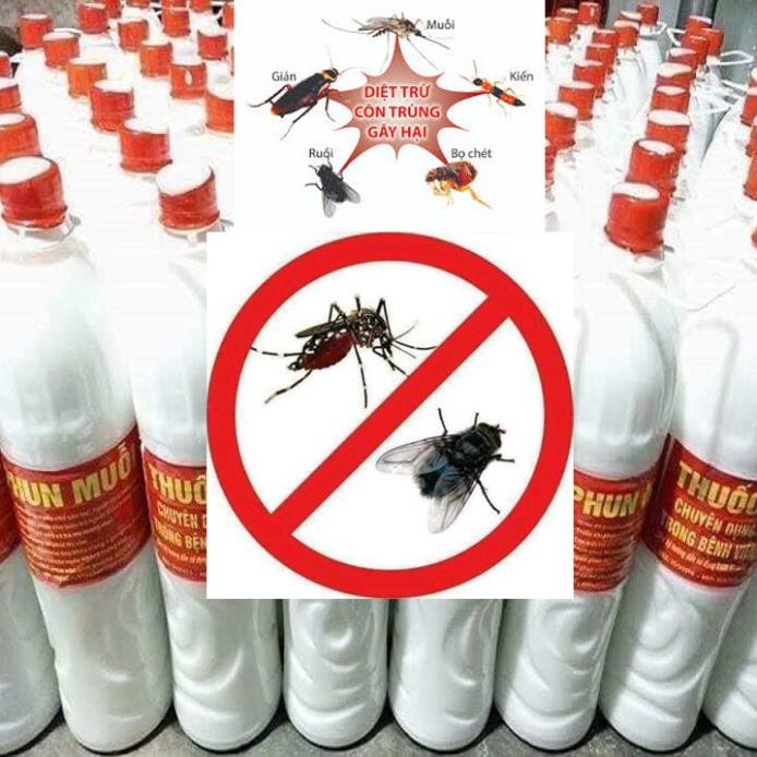Thuốc phun muỗi sinh học dùng trong các bệnh viện lớn.