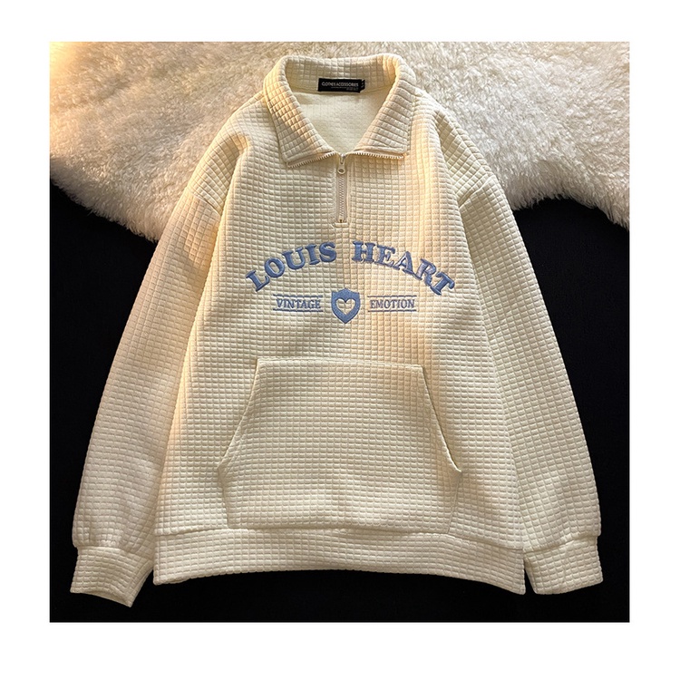 Áo Hoodie Cặp Đôi Cổ Khoá Kéo Lửng Mẫu Mới Nhất Mùa Thu Đông 2021