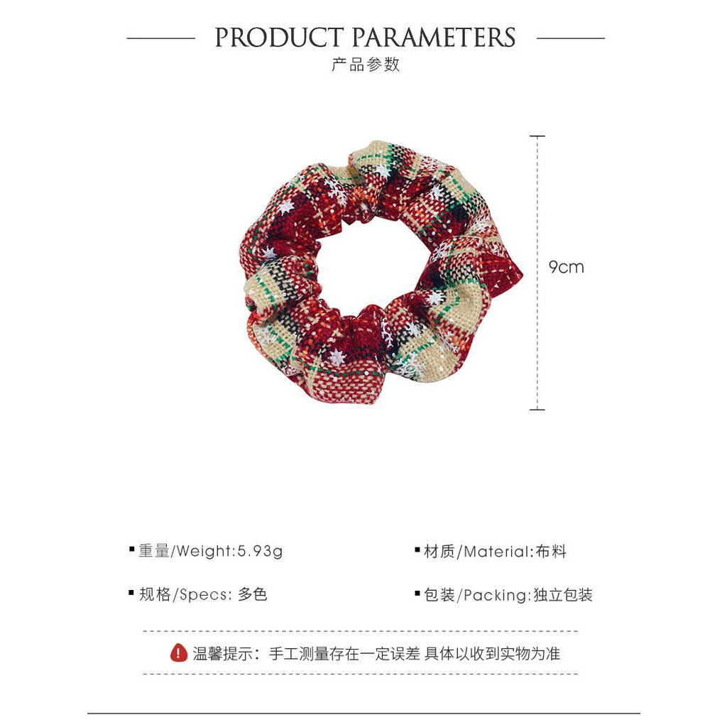 Pretty Female Christmas Theme Hair Lanyard