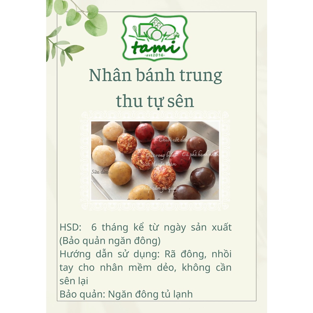 Nhân bánh Trung Thu tự sên