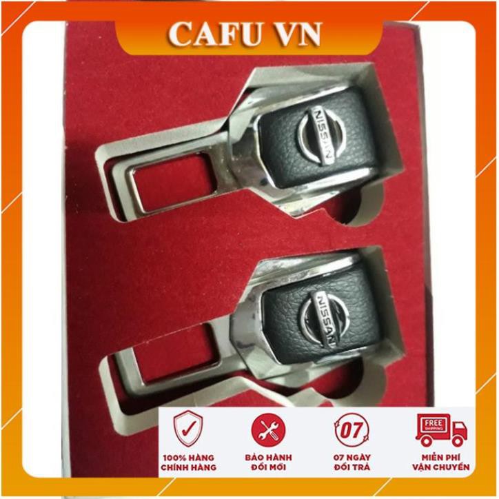 Chốt cài dây an toàn chốt cắm móc loại cao cấp có full logo hãng xe - CAFU VN