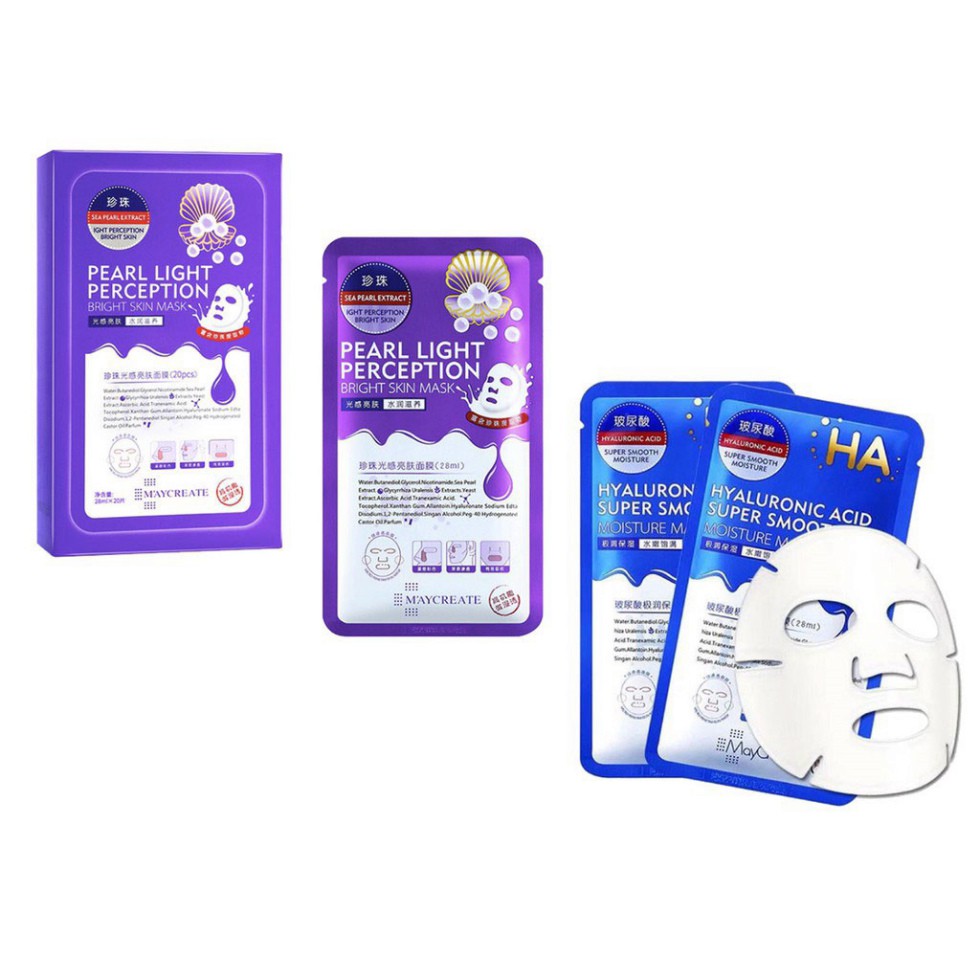 Mặt nạ HA dưỡng ẩm và dưỡng trắng da MayCreate Hàng Nội địa Trung | BigBuy360 - bigbuy360.vn