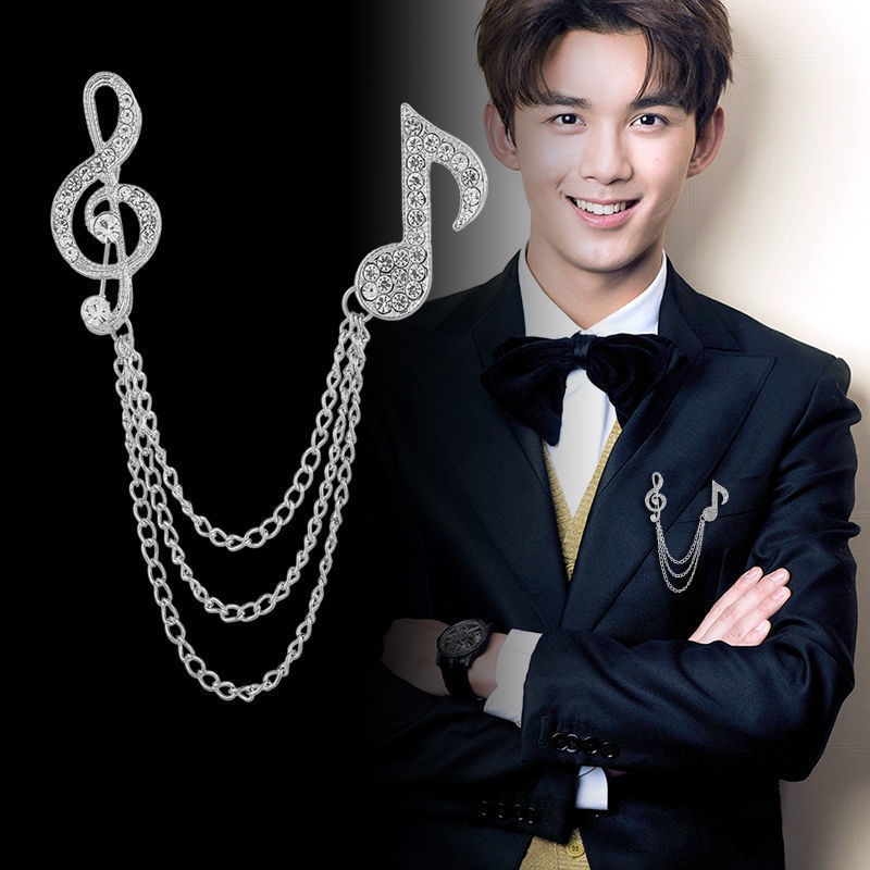 Ghim Cài Áo Hình Vương Miện Đính Đá Sang Trọng Cho Nam