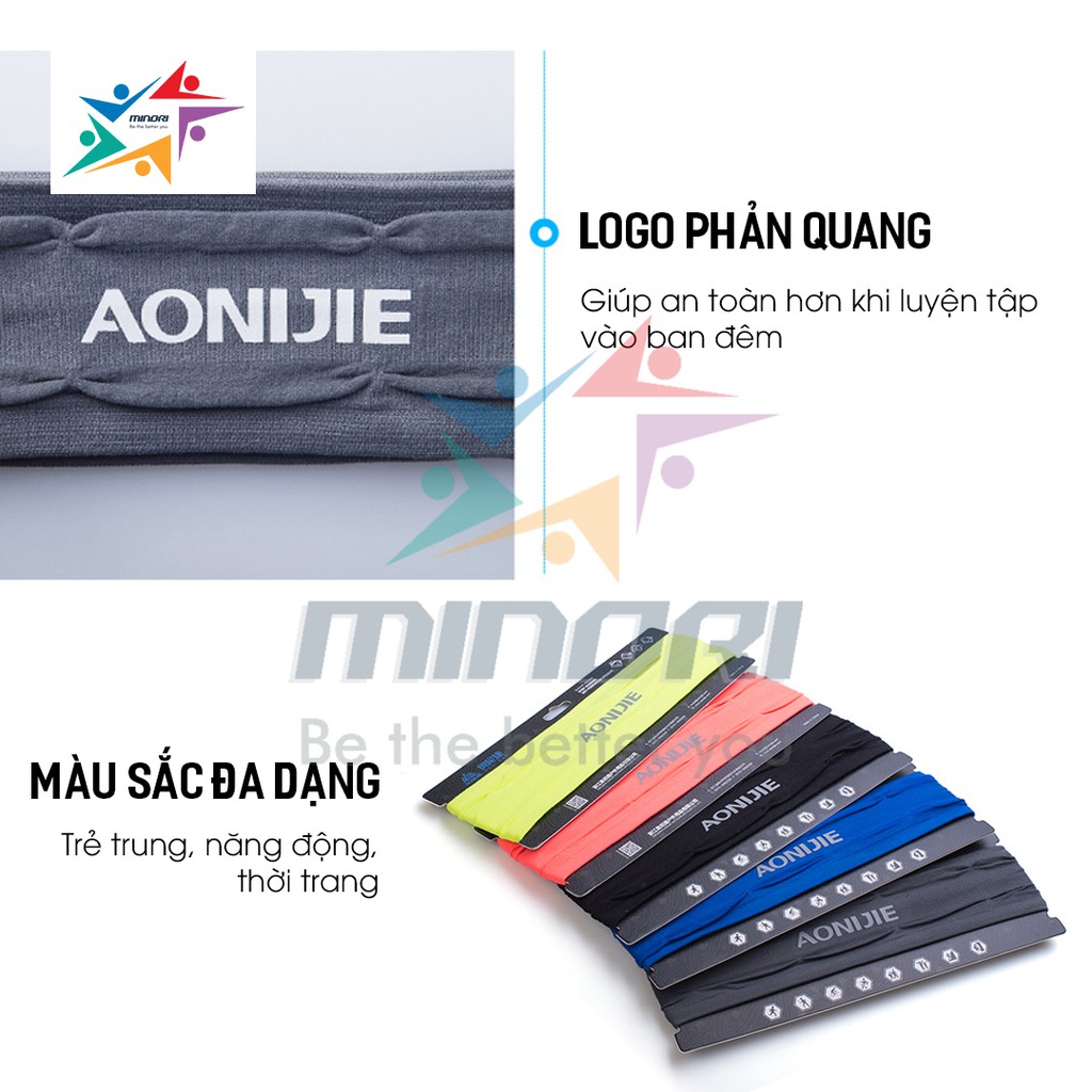 Băng chặn mồ hôi trán thể thao Aonijie E4086