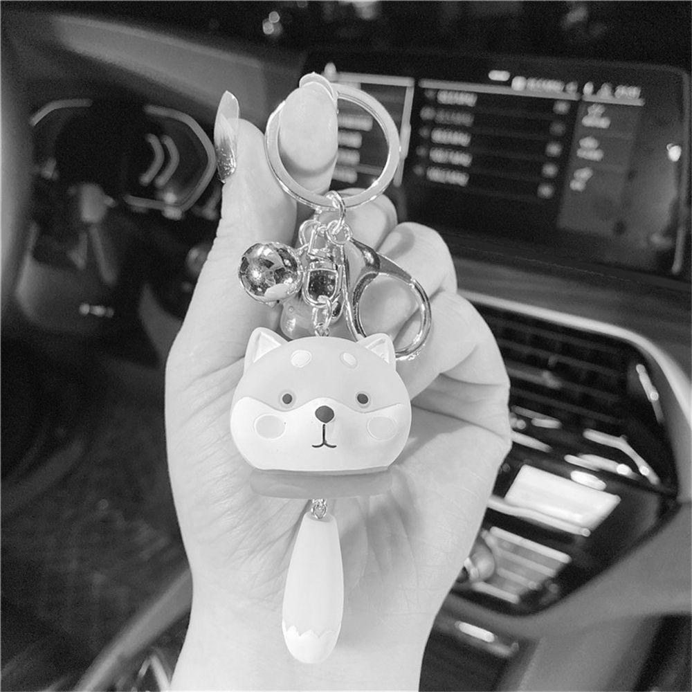 LANFY Móc Khóa Hình Chú Chó Shiba Dễ Thương