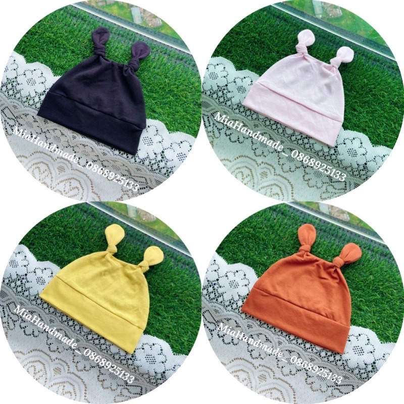 Mũ Turban Cho Bé Trai Gái  Mũ Thắt Tai Thỏ Xinh Xắn Cho Bé
