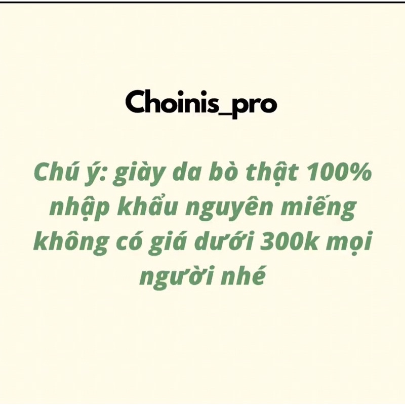 Giày lười da thật sọc kẻ độc đáo Sản xuất tại Xưởng CHOINIS