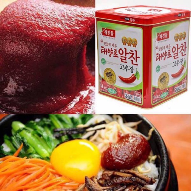 Tương ớt Hàn Gochujang thùng 14kg