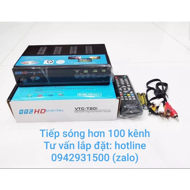 Đầu Thu Truyền Hình Số Mặt Đất DVB T2 VTC-T201