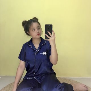 🎀bigsize tay ngắn quần dài phi lụa🎀