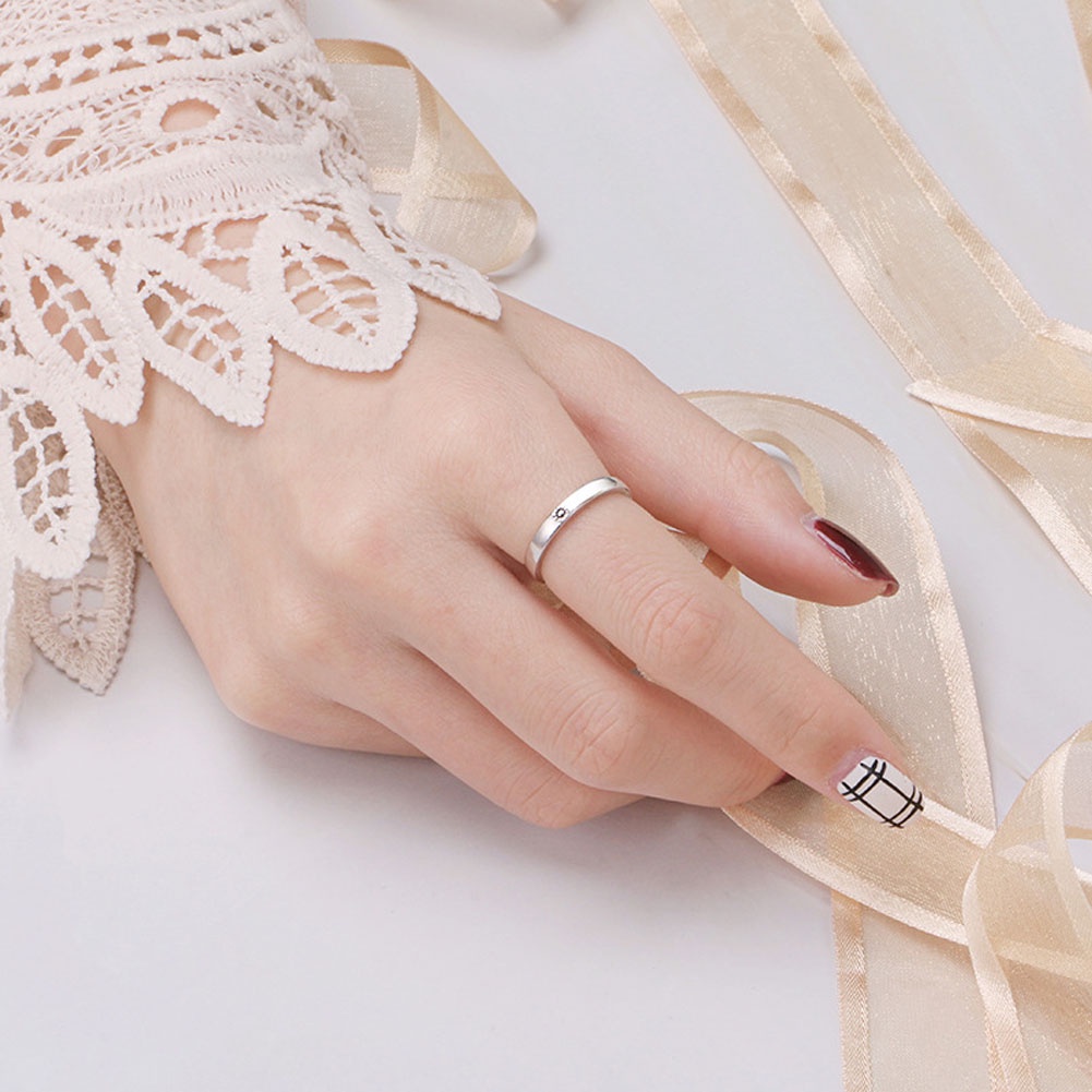 ✨✨Nhẫn hợp kim đồng họa tiết mặt trời/mặt trăng có thể điều chỉnh thời trang dành cho cặp đôi