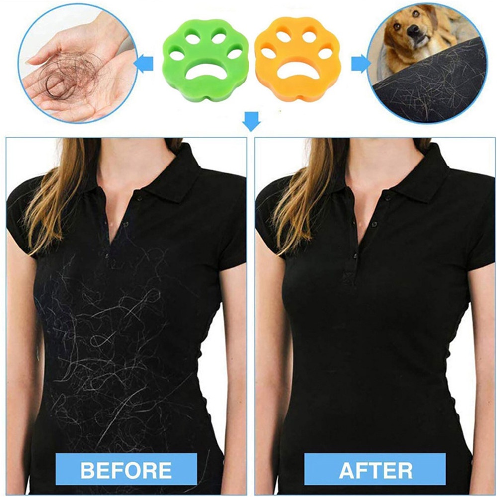 Set 2 Miếng Silicone Loại Bỏ Lông Cho Máy Giặt Tiện Lợi