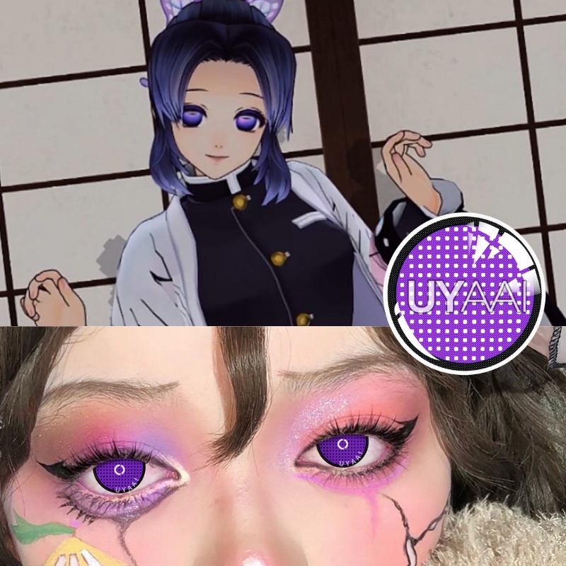 Kính Áp Tròng Hóa Trang Anime Kochou Shinobu