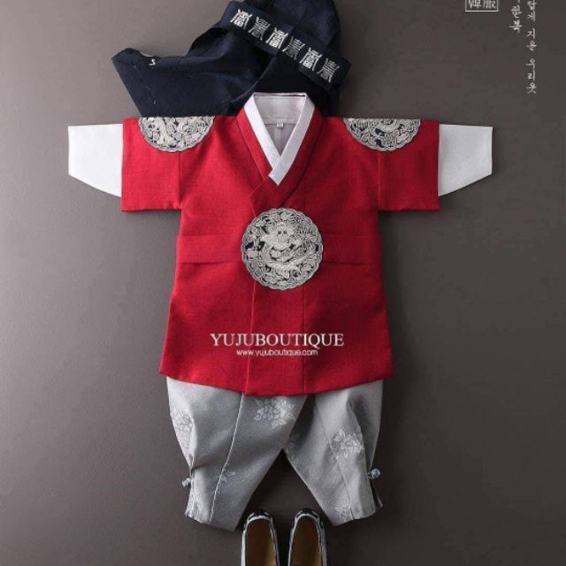 Bộ Hanbok nhập khẩu Hàn Quốc Black Day cho bé 1 tuổi đến 10 tuổi