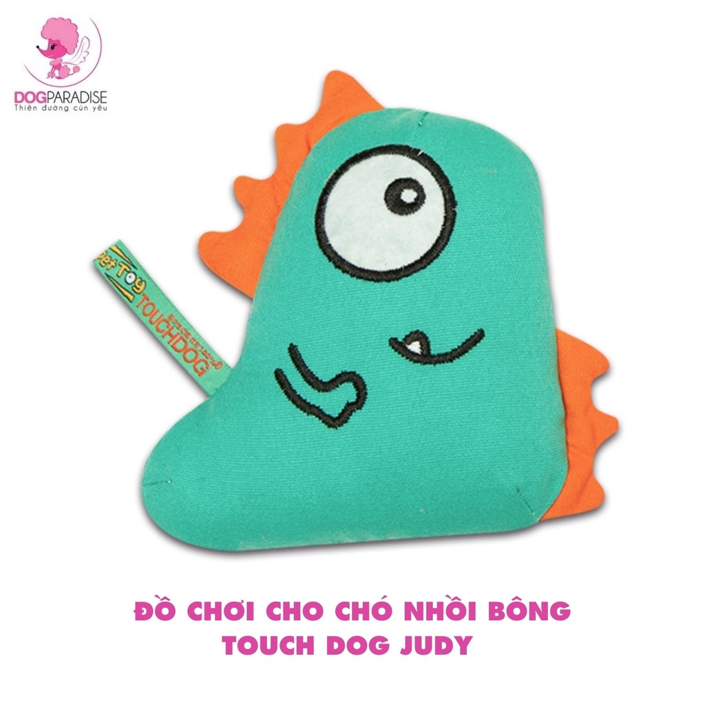 Đồ chơi nhồi bông cho chó Touch Dog Judy hình khủng long baby dễ thương vui nhộn 13x12x5cm - Dog Paradise