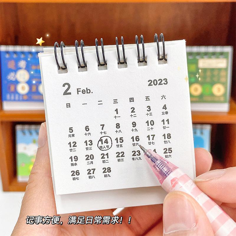 LỊCH NHỎ ĐỂ BÀN GHI CHÚ KẾ HOẠCH/LỊCH TRÌNH HẰNG NGÀY 2023
