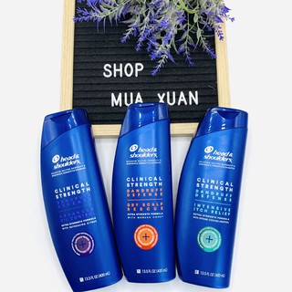 [NHIỀU DÒNG] Dầu gội Head & Shoulders Clinical Strength Dandruff Defense, 400ml