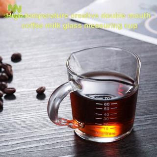 Cốc đong cà phê bằng thủy tinh chịu nhiệt tốt