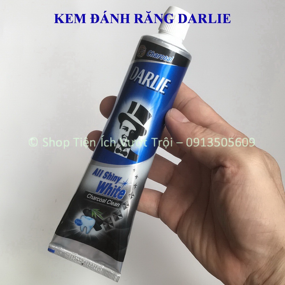 Combo 2 tuýp kem đánh răng Darlie tây đen, kem răng ông già giúp răng khỏe, trắng răng, ngừa mảng bám-Tiện Ích Vượt Trội