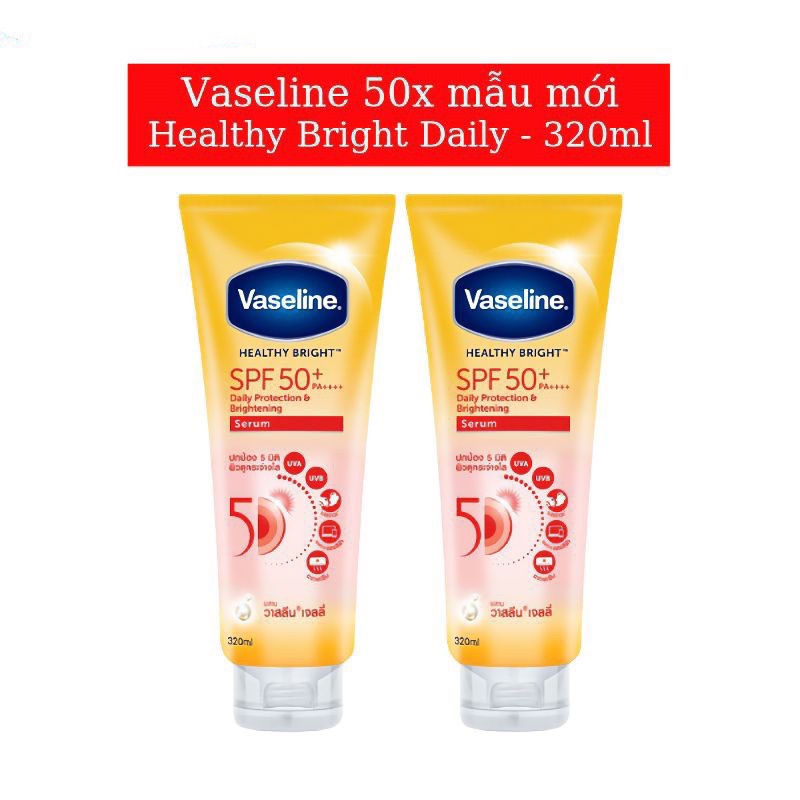 Sữa Dưỡng Thể 50X Vaseline Perfect Serum 300ml