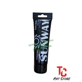 Màu Acrylic tuýp 75ml SUNWAY (Nhập khẩu Đài Loan )