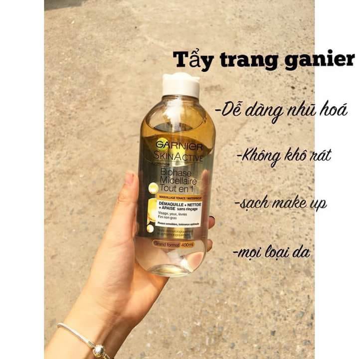 Tẩy Trang Garnier Skin Active Oil Infused Micellar Cleansing Water
