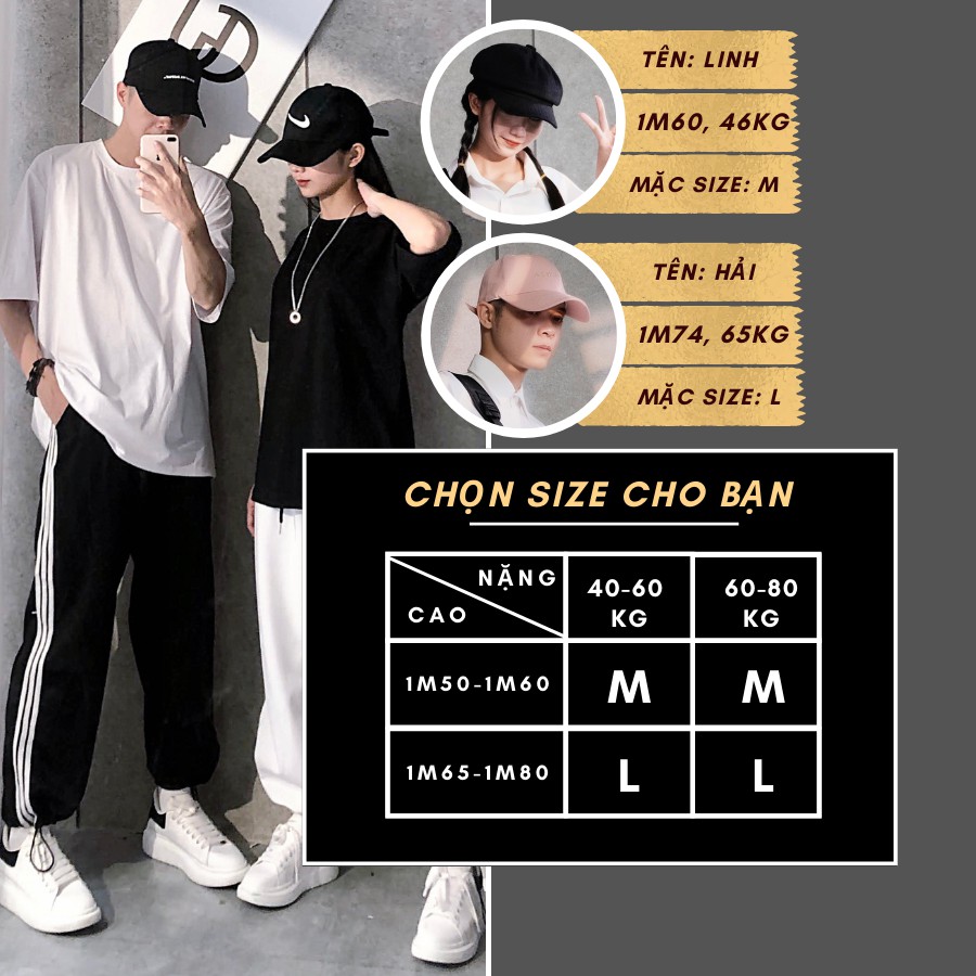 Quần Jogger Nam Nữ Form Jogger Suông Rộng 1 Sọc, Thiết Kế 2 Dáng Có Thể Để Ống Xuông Hoặc Rút Dây Bo Gấu GUF | BigBuy360 - bigbuy360.vn