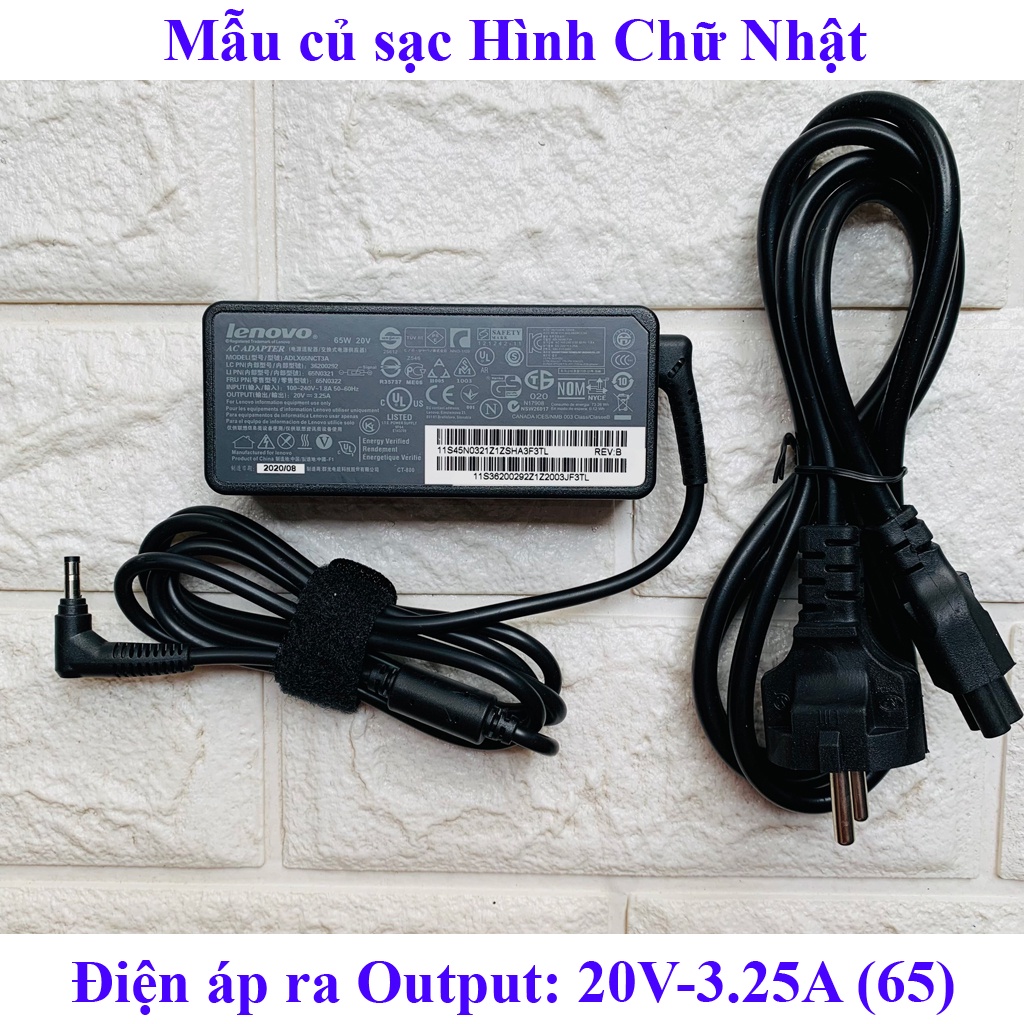 Sạc Laptop Lenovo IdeaPad 20V - 2.25A chân nhỏ Φ4.0mm *1.7mm