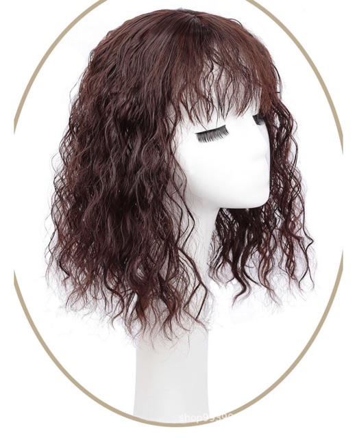 Tóc giả che hói xù 🥰FREESHIP? che hói, che bạc tóc xù