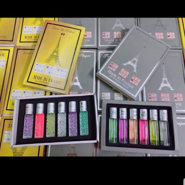 Set nước hoa 6 chai lăn pháp