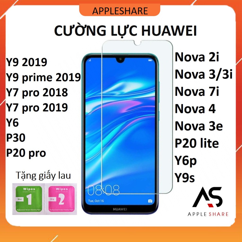 Kính cường lực Huawei nova 2i/3i/7i/3/3e/4/p20 lite/y6p/y9s/y9 2019/y9 prime 2019/y7 pro 2018/y6/p30/p20 pro/y7 pro 2019