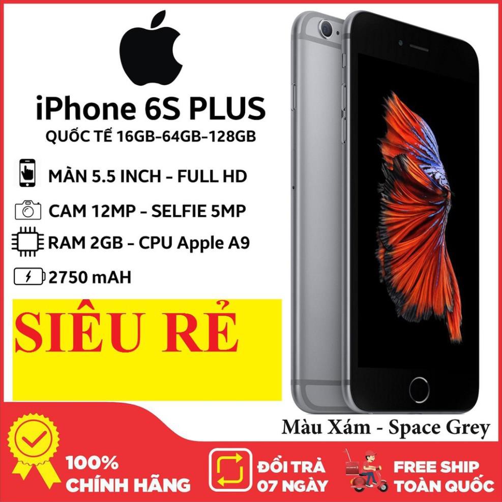 điện thoại Iphone 6S 128G bản Quốc Tế mới - Vân Tay nhạy, chơi PUBG/LIÊN QUÂN MƯỢT