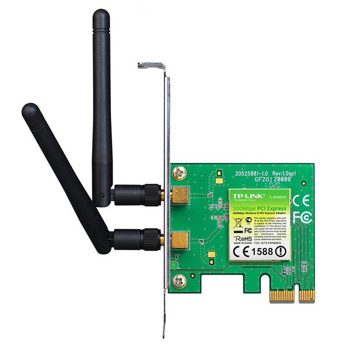 Bộ Thu không dây TPLink TL-WN881ND PCI-Express 300Mbps