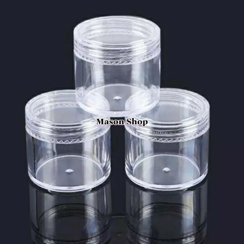 HŨ CHIẾT MỸ PHẨM nhựa trong suốt tròn CÓ NẮP LÓT 30G hủ nhỏ cứng mini bằng mica arcylic giá sỉ rẻ