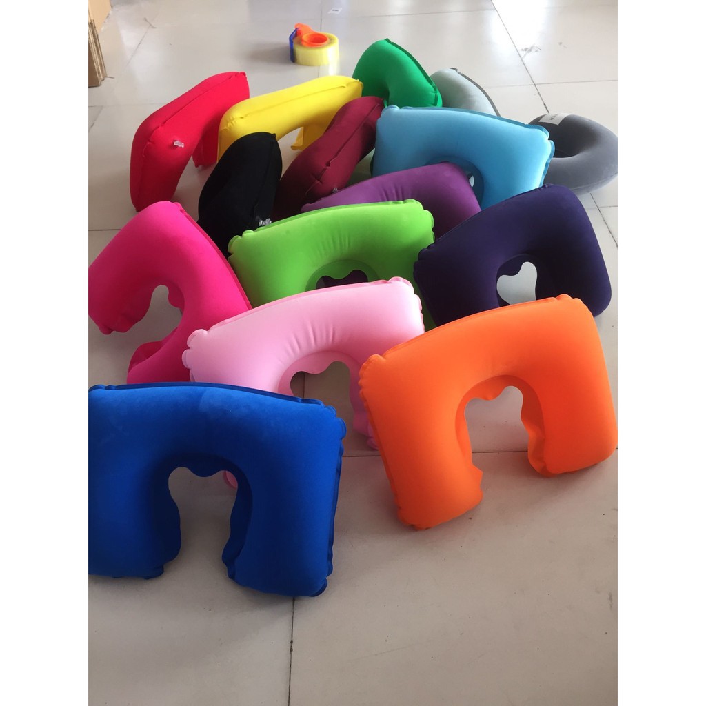 [SET 3 MÓN] GỐI HƠI BỊT MẮT NHÉT TAI NẰM NGỦ ĐI DU LỊCH, VĂN PHÒNG TIỆN LỢI