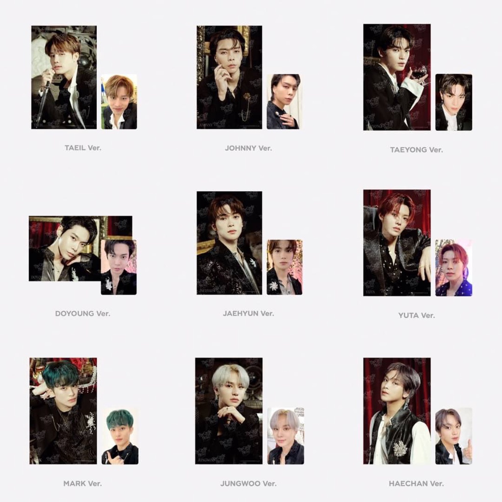 NCT127 ~ The castle - No.127 goods: 4x6 & ptc set/ Set thẻ hình