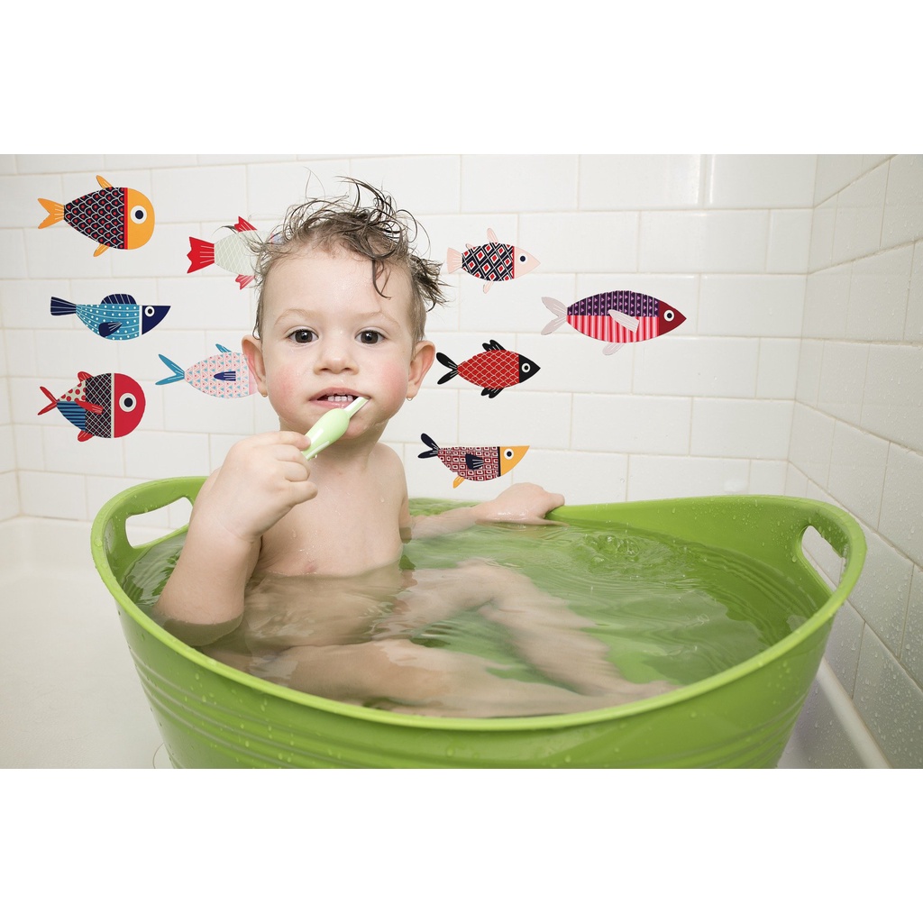 Bộ tranh Cá gỗ decor dán tường cao cấp  trang trí phòng khách, phòng ngủ, tranh cá treo tường gắn sẵn băng dín