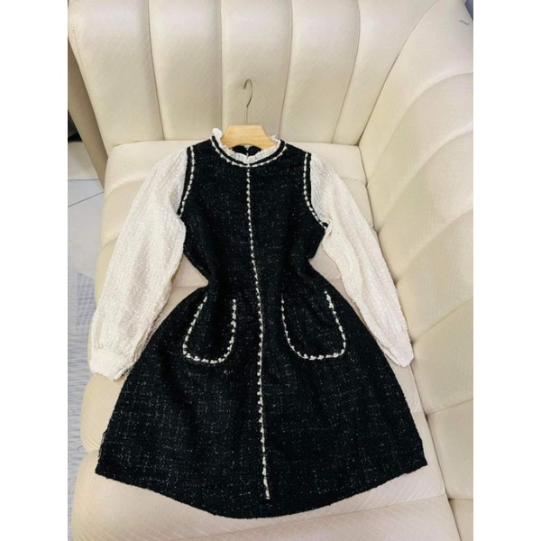 Váy Dạ Tweed Siêu Phẩm