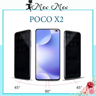 Kính Cường Lực Chống Nhìn Trộm Xiaomi Poco X2 - Bảo Vệ Sự Riêng Tư Tuyệt Đối , Tặng Kèm Khăn Lau [ Meostore ]