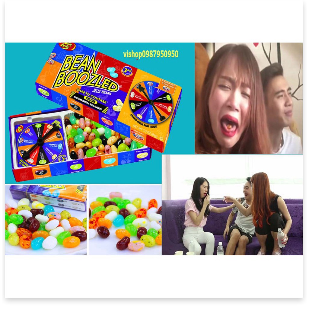 BÀN XOAY RỜI KẸO THỐI bean boozled harry potter