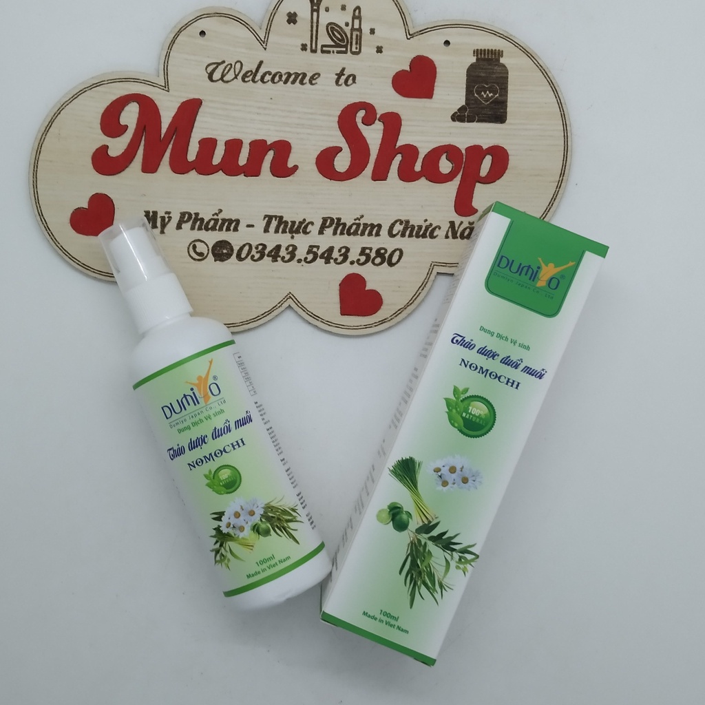 Thảo dược đuổi muỗi NOMOCHI chai 100ml